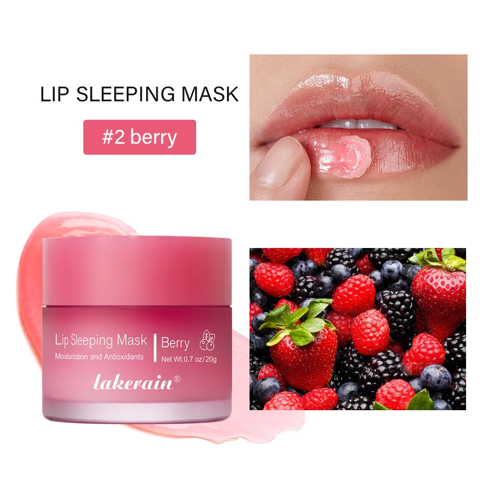20g Moisturizing Lip Mask Night Sleeping Lips Care Maintenance Fades Lip Lines Relieves Lipitis Lip Care Products