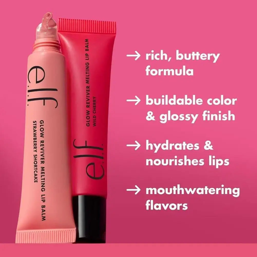 ELF Colorful Lip Gloss Multicolor Lip Gloss Oil Hydrating Tinted Lip Balm Plump Moisturizing Lip Glaze Essence Gel Oil Makeup