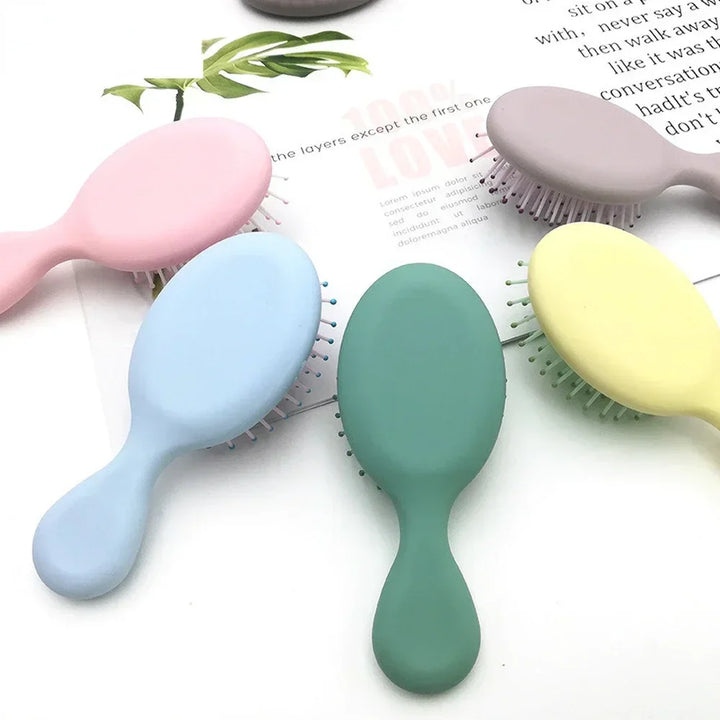 Mini Kids Hairdressing Comb Scalp MassageHair Brush Baby Wet Curly Detangle Hair Brush for Hair Care Brushes & Combs