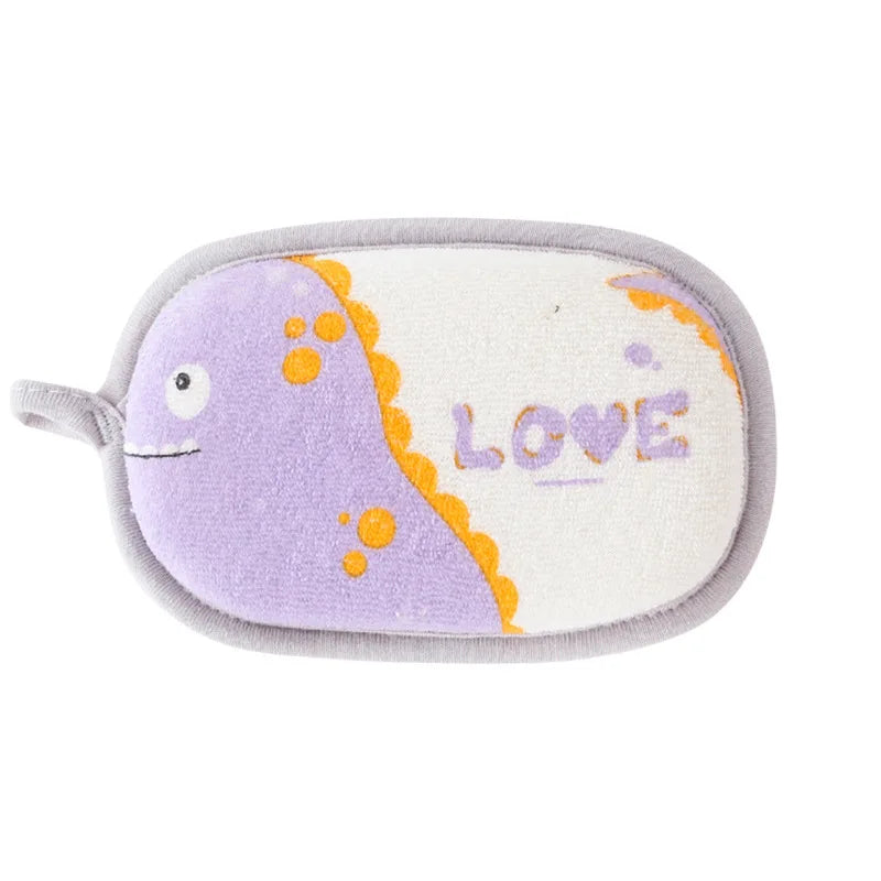 Baby Bath Brushes Sponge Children's Scrubbing Towel Bath Ball Cartoon Newborn Sponge Bath Towel Baby Care Items