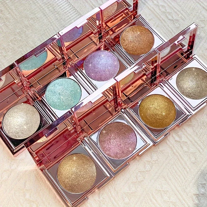 Compact - Waterproof, Full Coverage for All Skin Tones, Long-Lasting Shimmer & Dazzling Glitter Finish Christmas Makeup