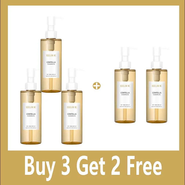 Cleansing Remover Oil Facial Makeup Remover Moisturizing Face Refresher Cleaning Centella Asiatica Extract Vitamin E Oil