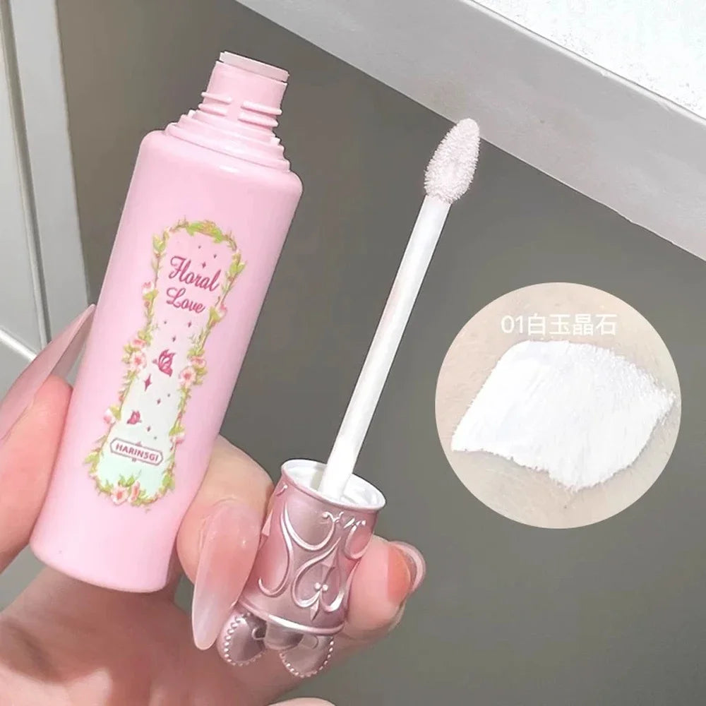 Pink Liquid Concealer Stick Moisturizing Waterproof Brightening Concealer Cream Lasting Cover Acne Spot Dark Circles Face Makeup