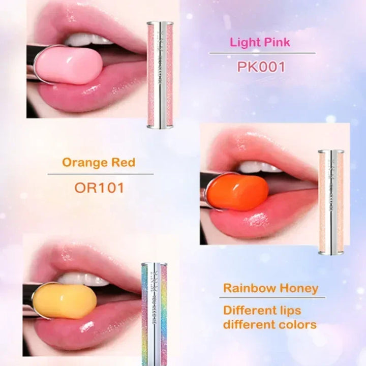 YNM Original Korean Makeup Moisture Lip Balm Cosmetics Honey Natural Lip Gloss Temperature Changed Color Lipstick Long-Lasting