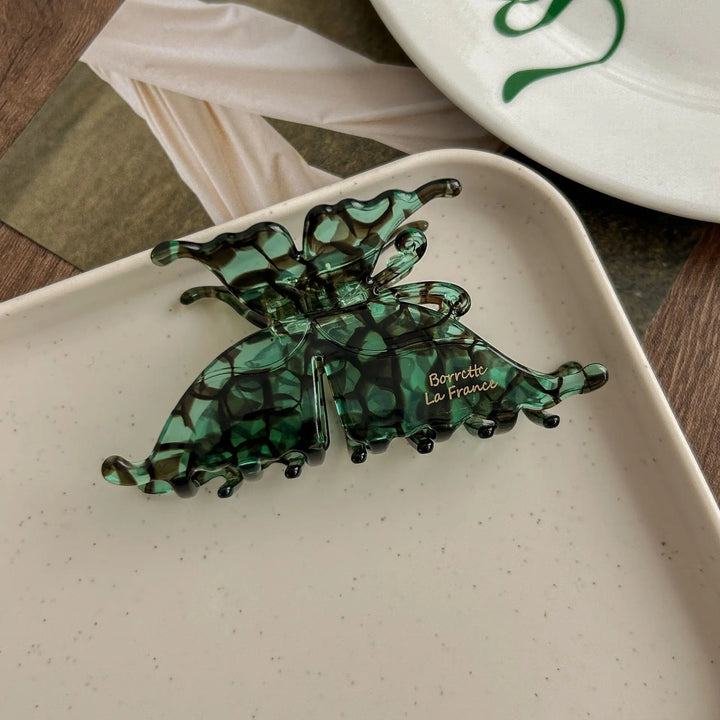 New Exquisite Acetate Hair Claws Elegant Butterfly Shark Hair Clips Barrettes For Women Korean Design Hair Accessories Headwear