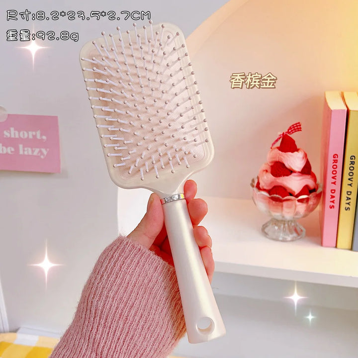 9 Styles Scalp Massager Air Bag Comb Compact Plastic Anti-static Multi-use Paddle Brush Fashion Hair Comb Household Supplies