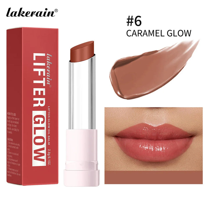 Lifter Glow Lip Oil Balm Deep Nourishing Smooth-melt Texture Glossy Glazed Lip Effect Moisturizing Lip Balm Natural Lip Makeup