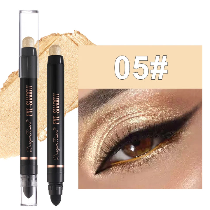 Eyeshadow Pen, Pearlescent Eyeshadow, Versatile, One-Touch Application, Non-Smudging, Waterproof Eyeshadow, High-Gloss, Delicate, Silky, Shimmering Liquid Eyeshadow