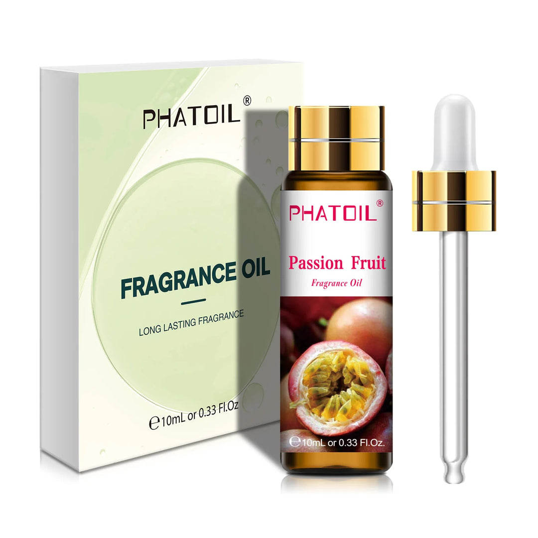 PHATOIL 1/3/9pcs 10ml Fruit Fragrance Oil Peach Strawberry Passion Fruit Cherry Mango Watermelon Apple Aroma Fragrance Oils