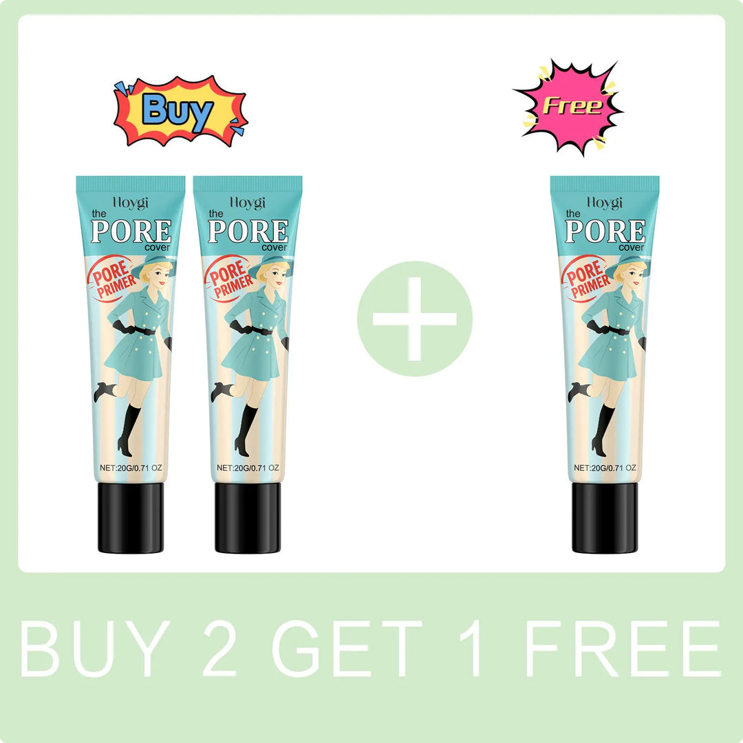 Pre-Makeup Pore Primer Even Skin Tone Oil Control Smoothing Skin Texture Invisible Pores Moisturizing Waterproof Makeup Cosmetic