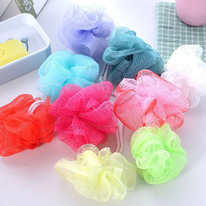 10Pc Color Random Bath Shower Soap Bubble Body Wash Exfoliate Puff Sponge Mesh Net Ball Bath Brushes Random Color Wholesale