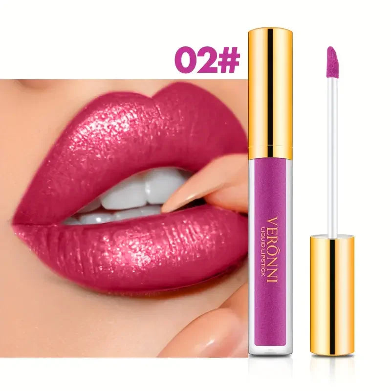 10 Colour Diamond Shimmer Lip Gloss Set,Glitter Shimmer Makeup Long Lasting lipsticks Makeup, Smudge Proof Lip Glaze Valentine's