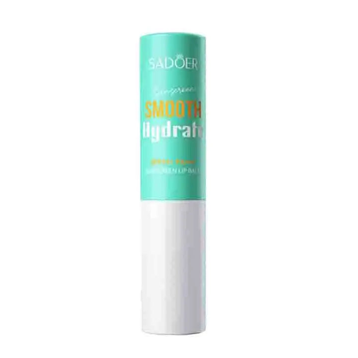 1/2/3pcs SADOER Spf 15+ Lip Sunscreen Solar Blocker Lip Balm Moisturizing Fade Lip Lines Nourishing Hydrating Lips Lipstick