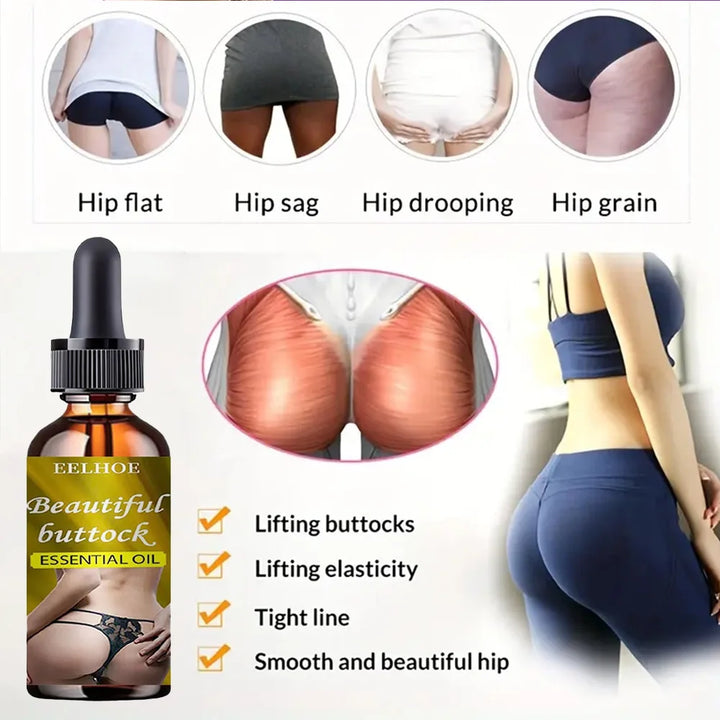 Buttock Enlargement Cream Butt Lift Up Firming Essential Oil Big Ass Enhance Hip Growth Tighten Shaping Sexy Body Care For Women