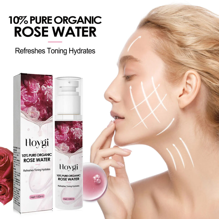 Rose Water Nourishing Shrink Pore Repair Sensitive Skin Oil Control Improve Dullness Skin Care Toner Soothing Moisturizing Serum