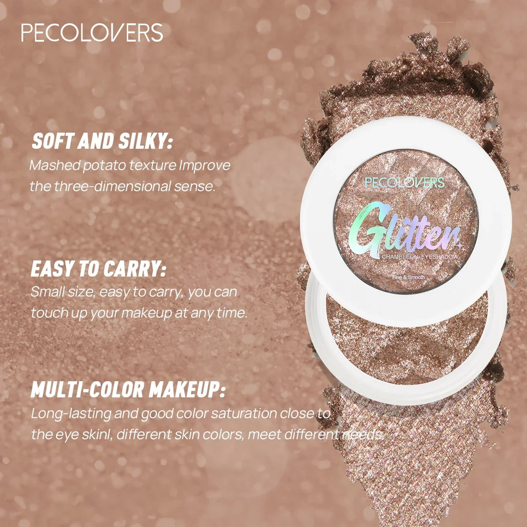 1PC Single Color Eye Shadow - No Discoloration, Pearlescent Matte, Brightening, Gradient, Create Charming Daily Eye Makeup