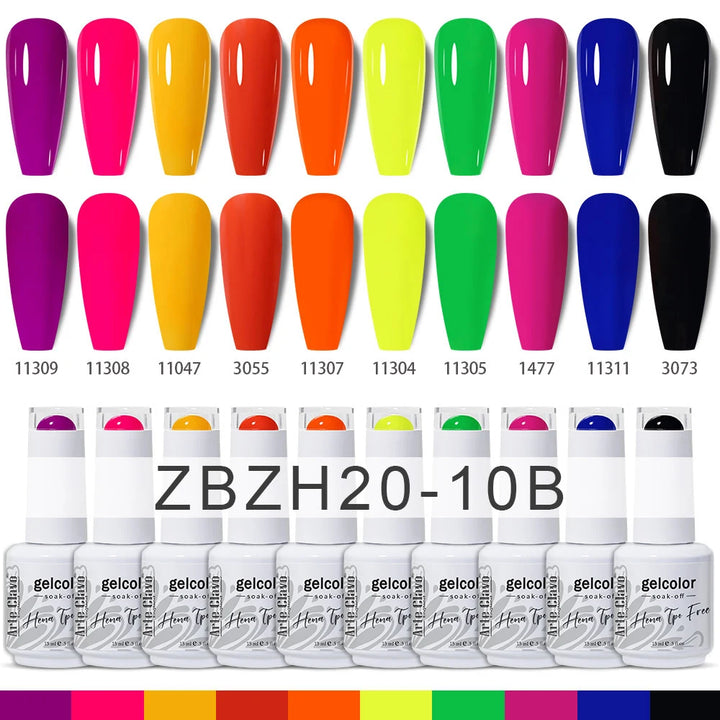 Arte Clavo 15ml HEMA TPO FREE Gel Nail Polish Pink Hybrid Nail Manicure Semi-permanent Enamels Varnish For UV LED Nails Supplies