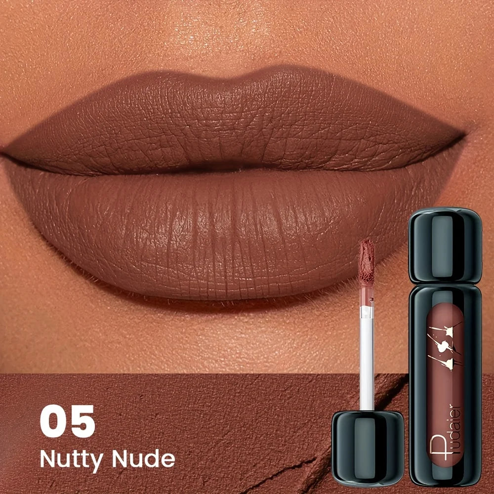 1PC Matte Velvet Lip Gloss, Long Lasting Waterproof Non-Stick Lip Mud, Smooth Lip Makeup Gift for Women, Mother’s Day Gift