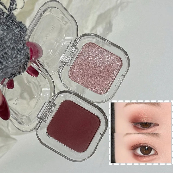 ART VALUE Single Color Eyeshadow Palette, Long-lasting, Matte & Shimmer Finish, No Fallout, Multi-color Eyeshadow for Makeup