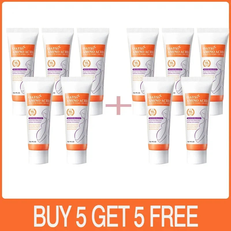 Stretch Marks Removal Cream Light Lines Postpartum Obesity Pregnancy Powerful Fast Absorption