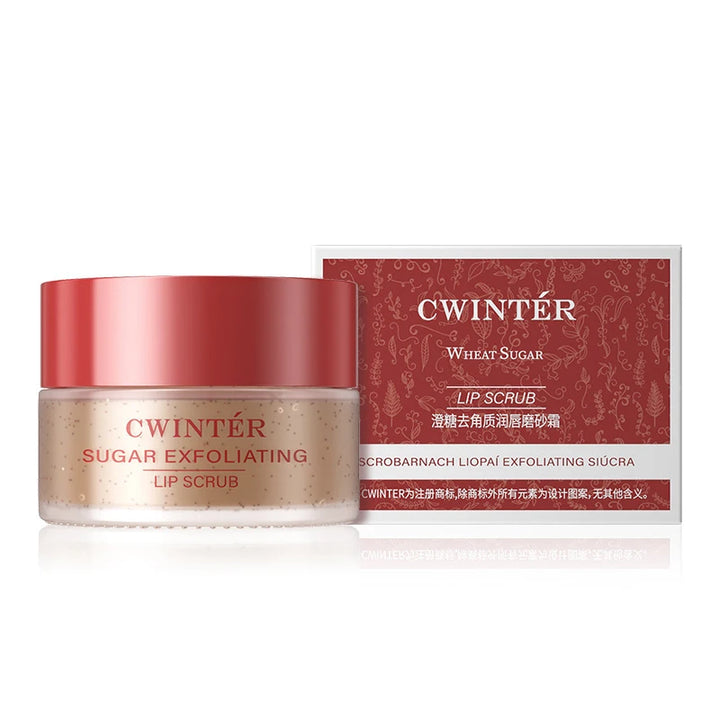 Lip Exfoliator Scrub and Moisturizer, Sugar Scrubs, Overnight Hydration & Softening, Brighten and Dark Lips Soothing Dryness