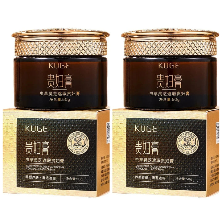 Cordyceps Ganoderma Lucidum Concealer Lady Cream Clear Moisturizing Cosmetics Skin Care Beauty Makeup Face Cream