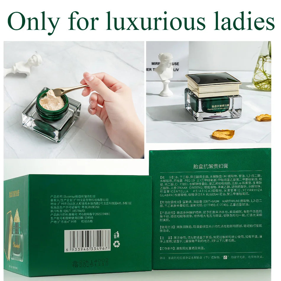 Hydrolyzed Placenta Pearl Removal Spots Facial Cream Concealer Skin Care Whitening Skin Protective Skin Brighten Lady Cream