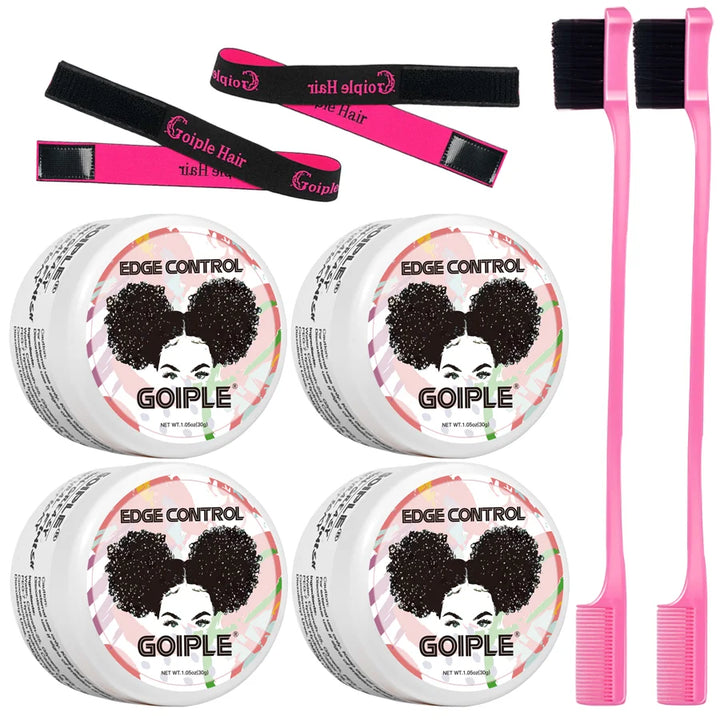 GOIPLE 30G Edge Control for 4C Curls Hair Styling Cream Tames Broken and Fix Bang Pomade Mini Small Hair Gel