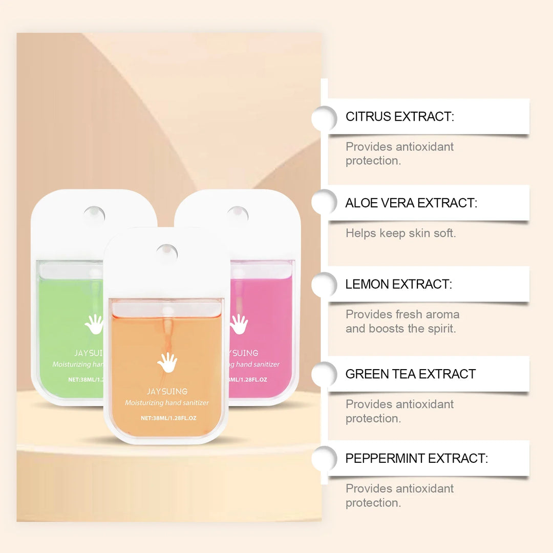 Jaysuing Hand Sanitizer Spray Lasting Fragrance Gentle Cleaning Does Not Hurt Hands Keep Clean Portable Citrus Hand Sanitizer