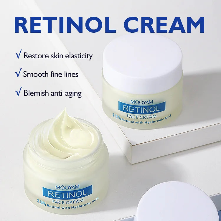 Hyaluronic acid vitamin A retinol cream, anti-wrinkle anti-aging firming serum cream