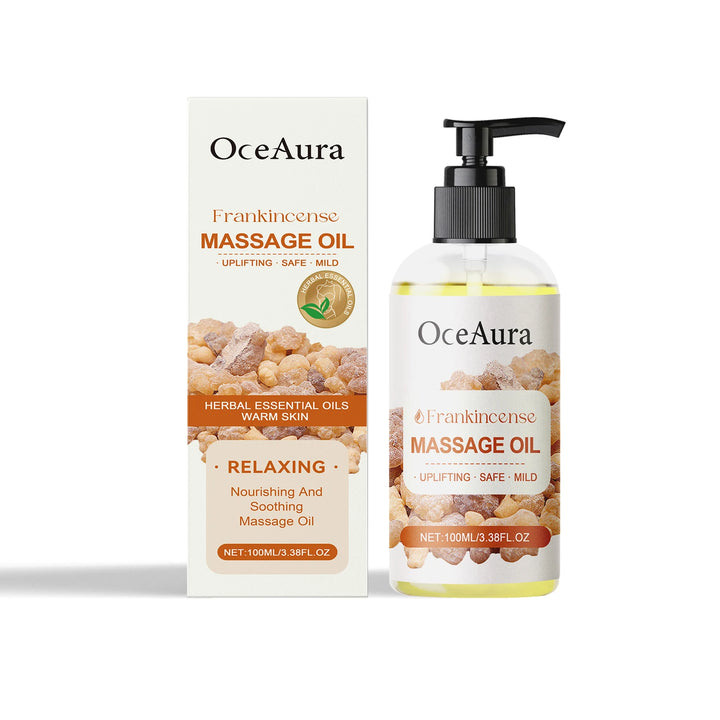 OceAura Body Massage Oil Soft Smooth Skin Firming Soothing Deep Hydration Chamomile Tea Tree Oil Muscle Relaxation Massage Oil