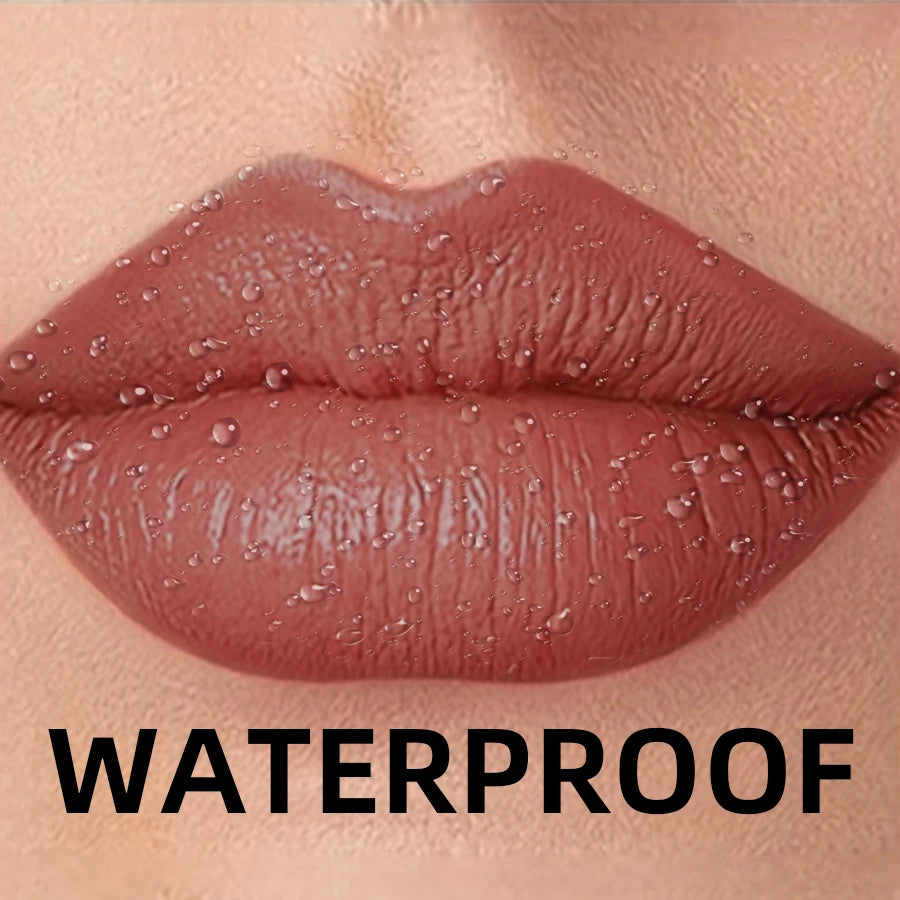 1PC Waterproof Lip Liner Peel Off Lipgloss Long Lasting Matte Lip Tint Pink Brown Contour Tear-off Lip Makeup Lips Stain Gifts