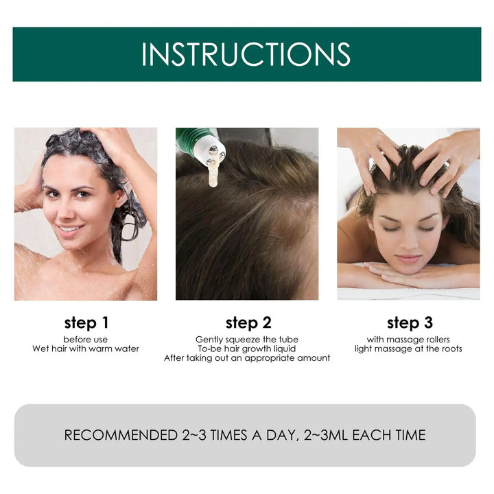 Anti-Hair Loss Serum Thinning Balding Treatment Oil Strengthen Hair Roots For Scalp Health Care Essence 20/30ml