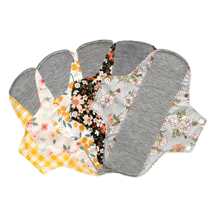 3Pcs Graphene Cotton Menstrual Cloth Sanitary Pads Washable Sanitary Napkin Reusable Adult Leakproof Panty Liner