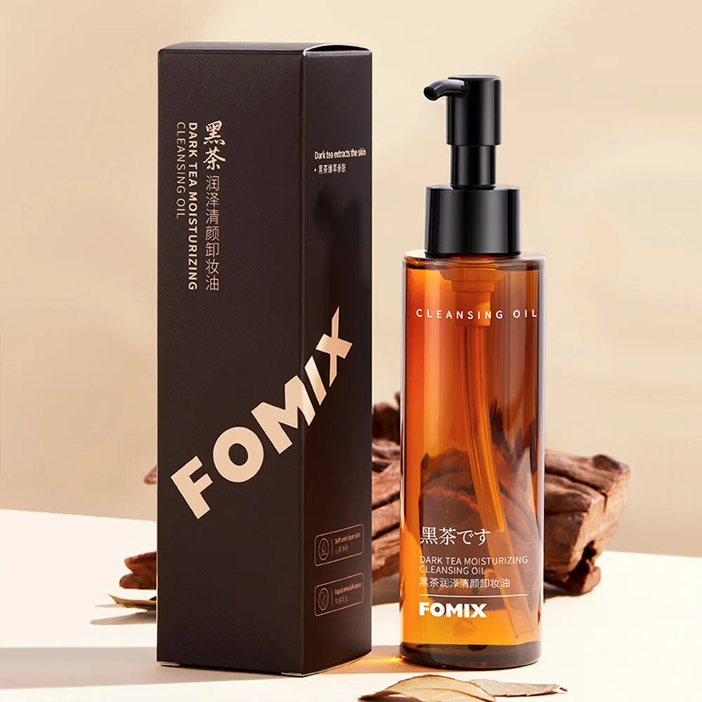 FOMIX Black Tea Moisturizing Cleansing Oil Moisturizing Dry Skin Without Drying Deep Cleansing Facial Makeup Remover
