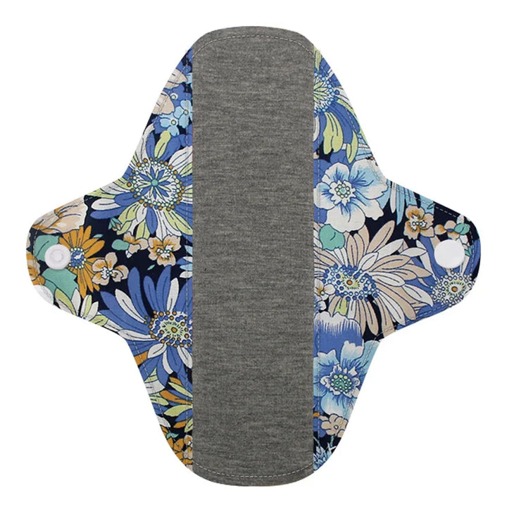 5PCS Reusable Washable Menstrual Pads Graphene Cotton Waterproof Leakproof Sanitary Pads For Women Postpartum Free Storage Bag