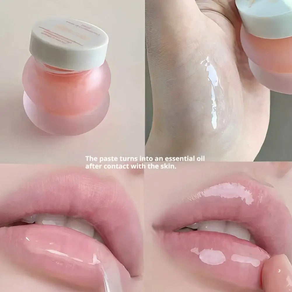 Gentle Lip Scrub Lip Mask 20ml Vitamin C Lemon Candy Sugar Scrub Overnight Repair Moisturizing Nourish Dry Lips Treatment