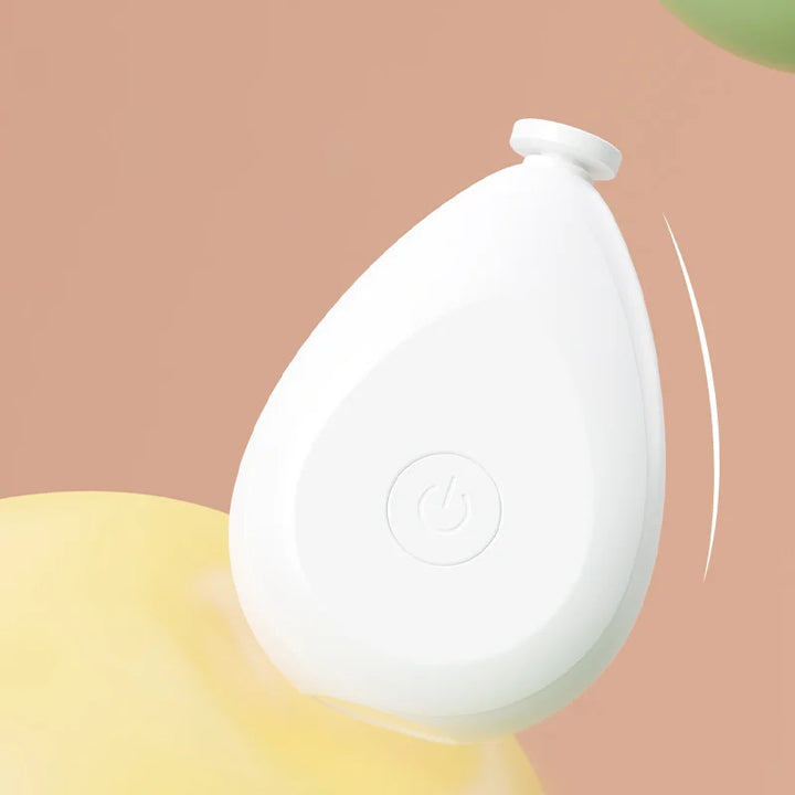 Newborn electric nail file + scissor set, safe round tip, anti-scratch, portable recharge, must.