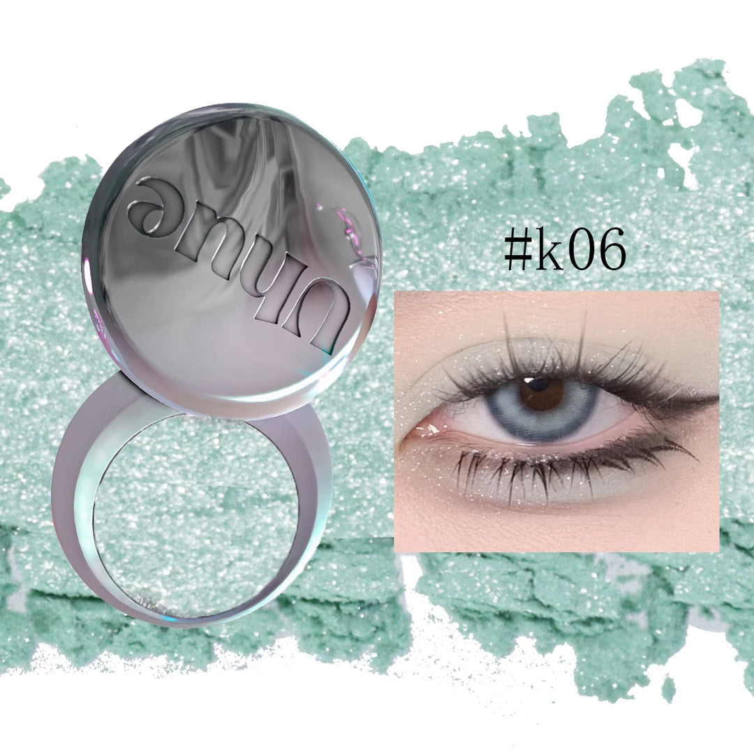 Uhue Single Eyeshadow K Series,Fine Powder,Smooth & Skin-Fit,Subtle Shimmer,Eye Brightening,Matte Finish,Daily Makeup,Glamour