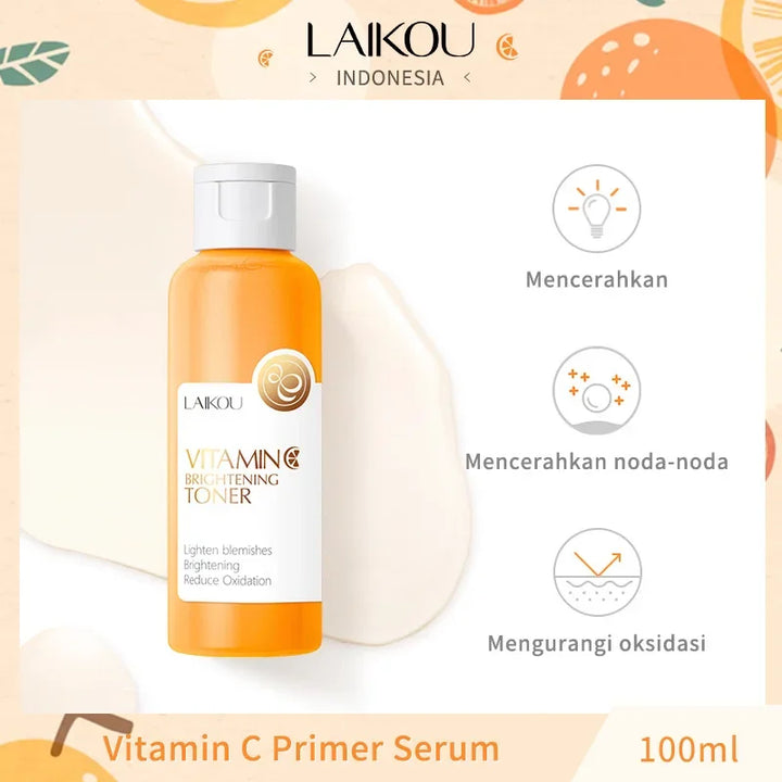 Vitamin C Toner 100ml Korean Brightening Skincare Hydrating Antioxidant Face Moisturizer For Glowing Skin Treatment