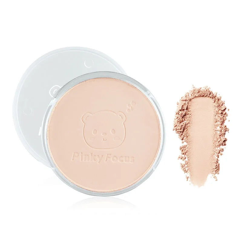 Pressed Powder White Brighten Transparent Oil Control Concealer Lasting Natural Face Makeup Setting Powder Waterproof Cosmetic