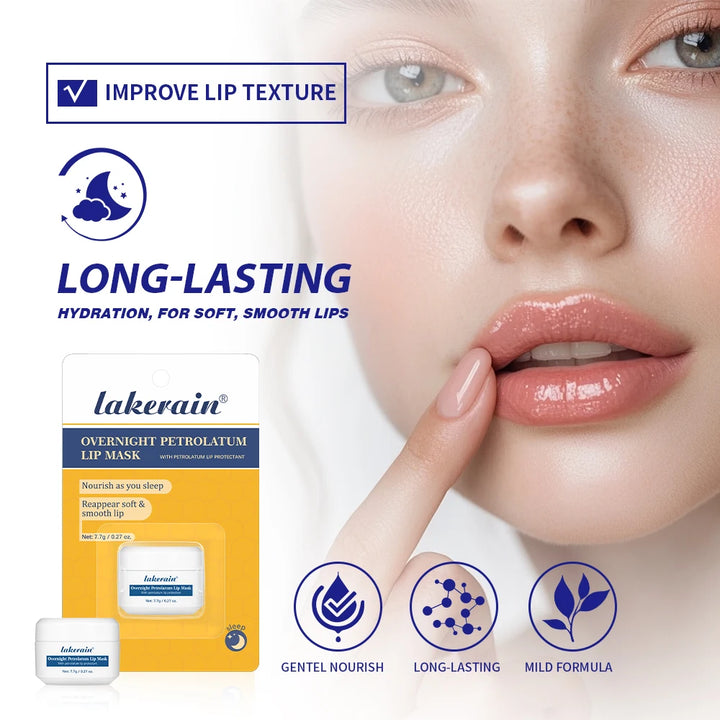 7.7g / 0.27 0z. Sleep Lip Mask Healthy Lips Renewal Therapy Lip Protectant Moisturizer Exfoliating Clean Lip Skin Care Product