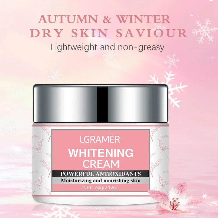 Body Whitening Cream Underarm Elbow Knee Dark Skin Whitening Bleaching Cream Moisturizing Brighten Body Lotion for Women Men