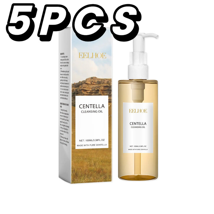 Centella Cleansing Oil Gentle Facial Makeup Remover Vitamin E Moisturizing Face Refresher Cleaning Oil Cleaning Nose Pores