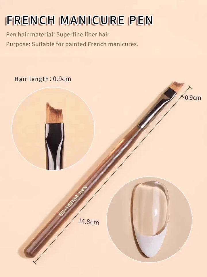 Nail Brushes - Art Acrylic Gel Kolinsky Brush Manicure Supplies Tools Accessories Products Stuff Nail Tech Brushes Things