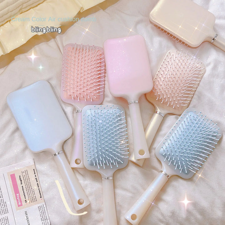 9 Styles Scalp Massager Air Bag Comb Compact Plastic Anti-static Multi-use Paddle Brush Fashion Hair Comb Household Supplies