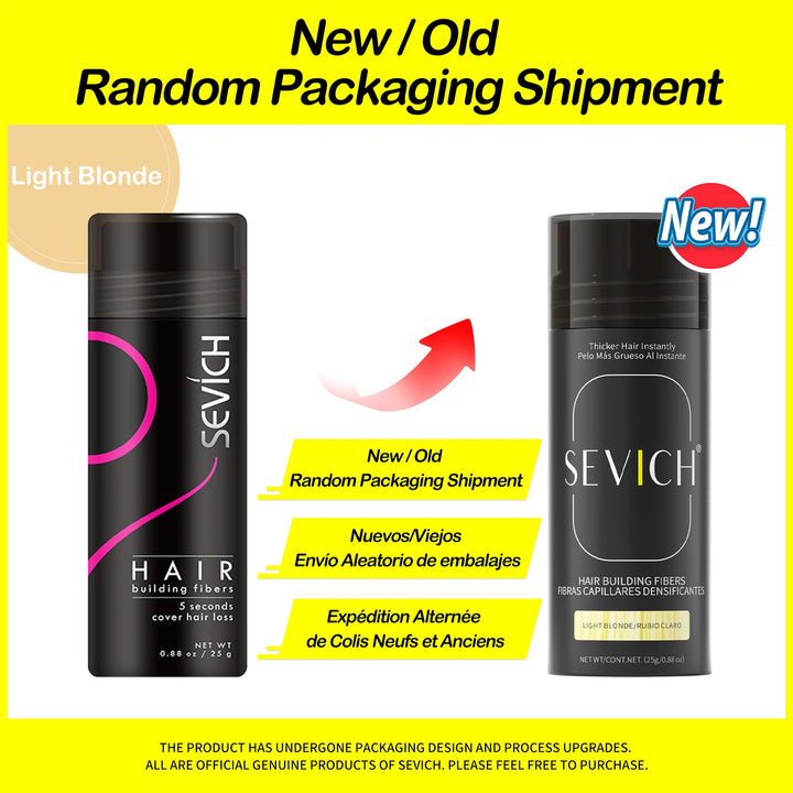 Sevich 25g hair building fibers powder hair loss products bald extension thicken hair spray jar keratin