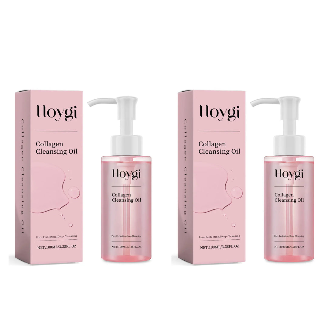 Collagen Makeup Remover Oil Jojoba Oil Makeup Remover Deep Cleansing Pore Dirt Gentle Daily Emulsifying Facial Cleanser Cosmetic