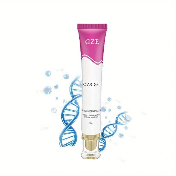 GZE Scar Care Gel Acne stretch mark Cream With Allantoin, Vitamin E, and Silicone - Non-Greasy and Fast Absorbing