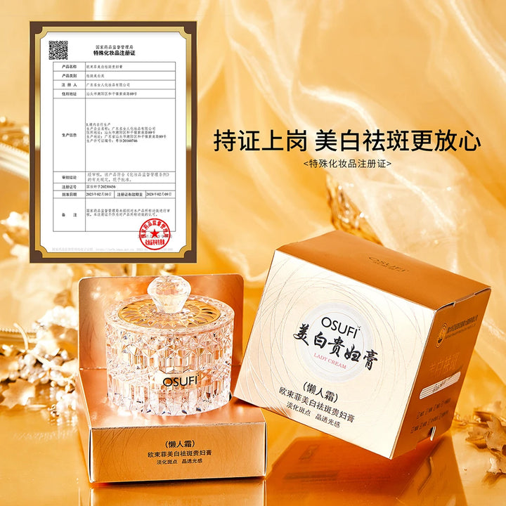 OSUFI Whitening Cream Freckle Remove Lady Cream Fade Melanin Spots Brighten Women's For Face Cream Beauty Skin Care Products